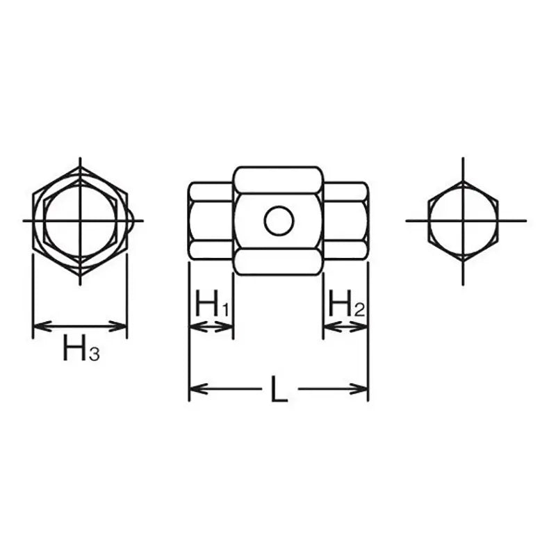 Ko-ken 106-19H 4-Point/6-Point Male Drain Plug Key Bits 19mm Hex Length 24mm Ko-ken Tools