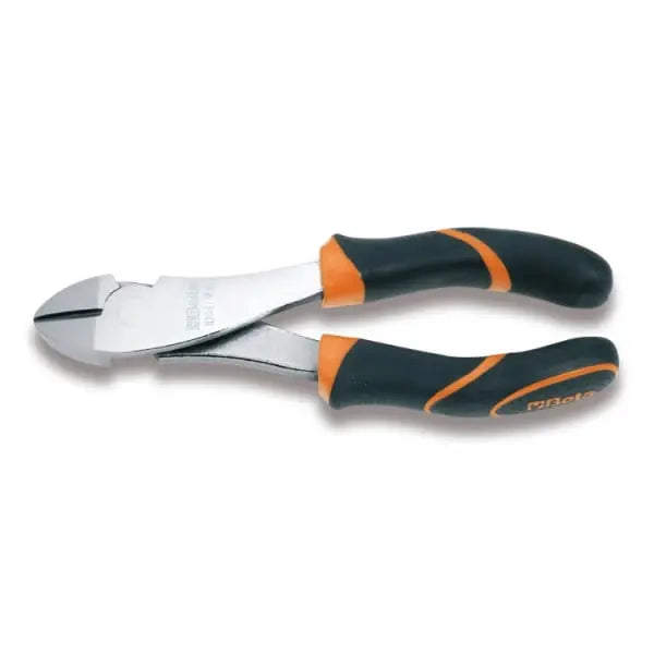 Beta Tools (Article# 1084BM 200) Chrome-Plated Heavy-Duty Diagonal Cutting Nipper with Bi-Material Handles - BT 010840040 