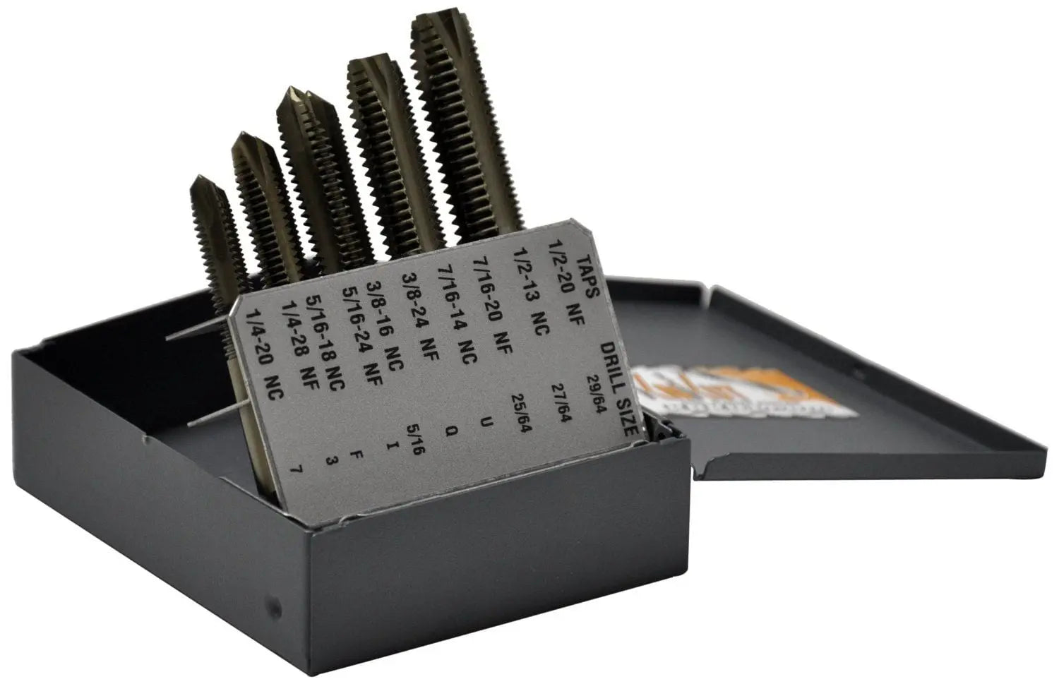 KnKut Set of 10 Spiral Point National Course and Fine Tap - 10KK22NCNF KnKut