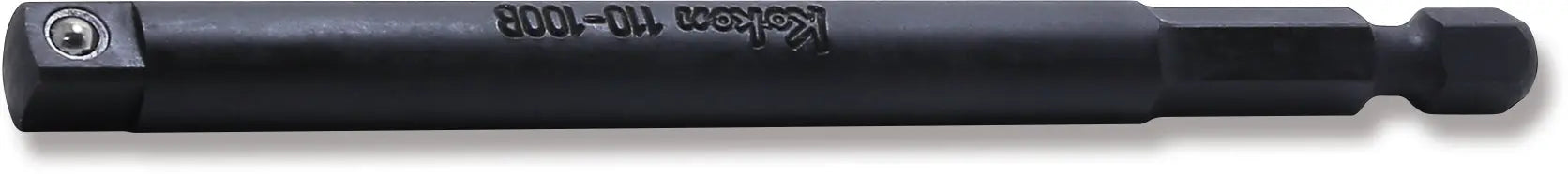 Ko-ken Tools 1/4 Hex Dr. Adaptor 1/4 Square Length 100mm Ball type Ko-ken Tools