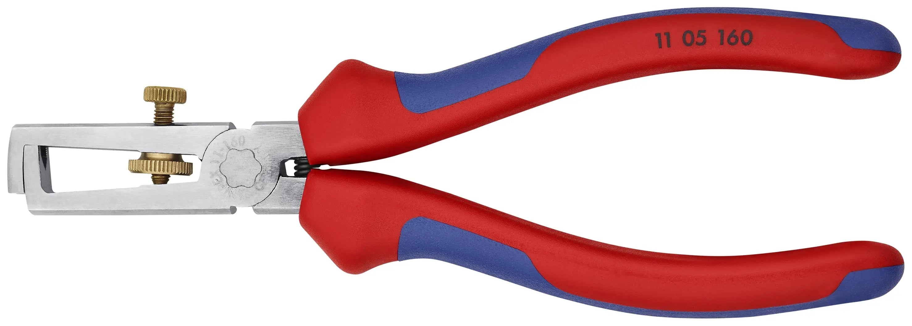 Knipex 11 05 160 KN | End-Type Wire Stripper, Chrome, Multi-Component Knipex