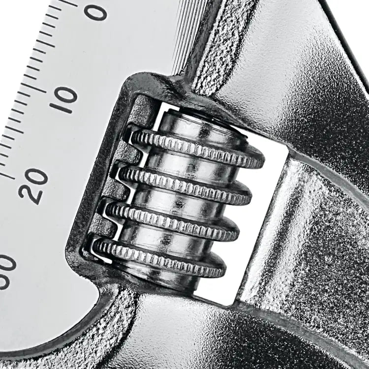 Beta Tools Chrome-Plated Adjustable Wrench with Scales - BT 001110125 