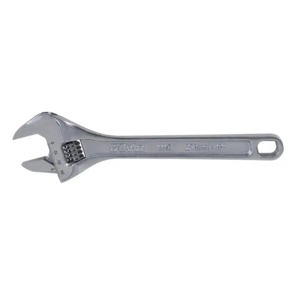 Beta Tools Chrome-Plated Adjustable Wrench with Scales - BT 001110125 
