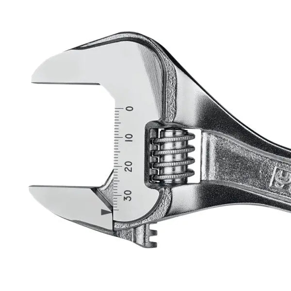 Beta Tools Chrome-Plated Adjustable Wrench with Scales - BT 001110115 