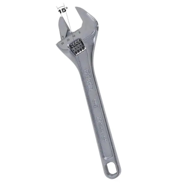 Beta Tools Chrome-Plated Adjustable Wrench with Scales - BT 001110115 