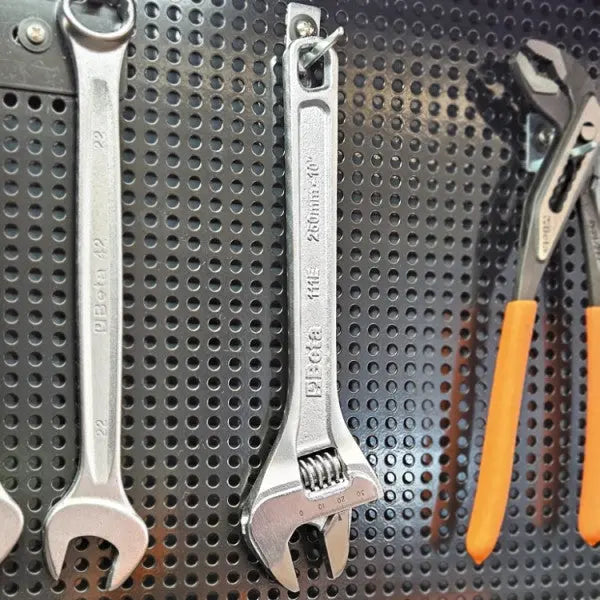 Beta Tools Chrome-Plated Adjustable Wrench with Scales - BT 001110120 