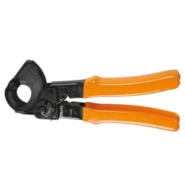 Beta Tools (Article# 1134S) Ratcheting Cable Cutter for Multiplying Applied Force and Reducing Effort - BT 011340030 