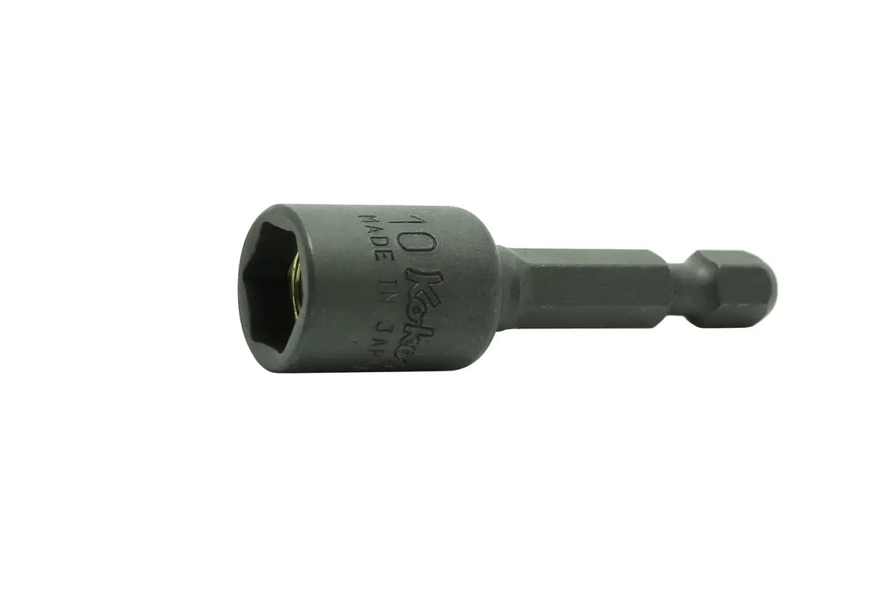 Ko-ken Tools 1/4 Hex Dr. Nut Setter 6mm 6 point Length 50mm Magnet Ko-ken Tools