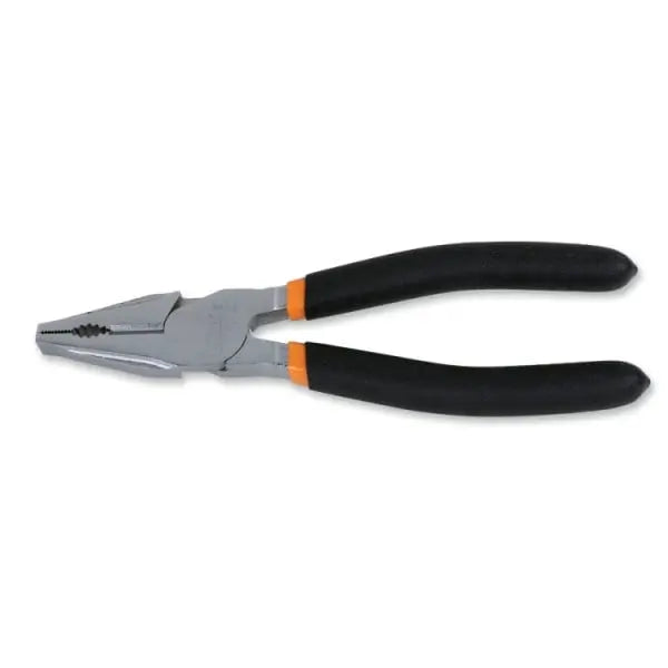 Beta Tools Bright Chrome-Plated Slip-Proof Double Layer Combination Plier with PVC Coated Handles - BT 011500048 