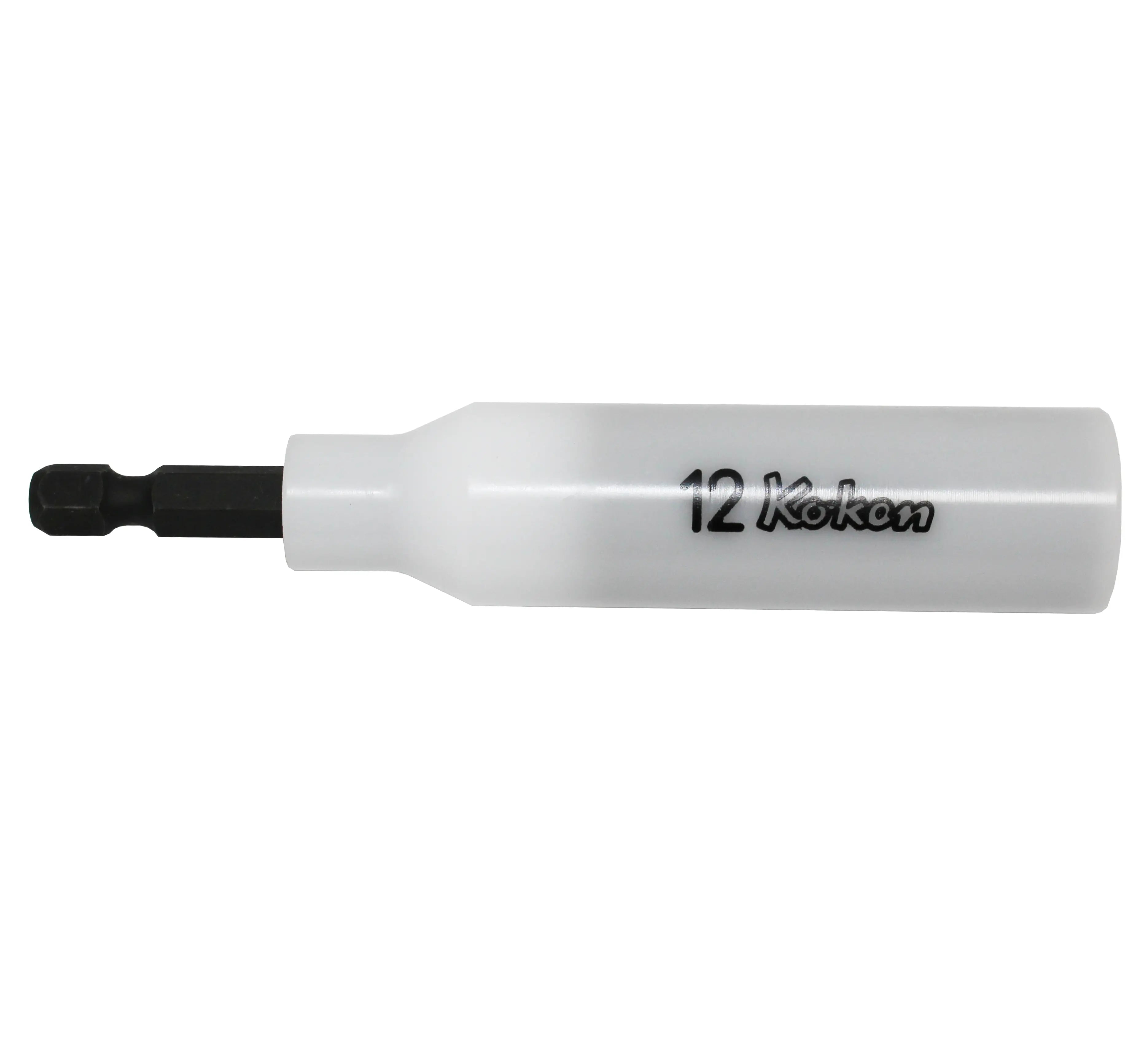 Ko-ken Tools 1/4 Hex Dr. Nut Setter with Plastic Protector 12mm 6 point Length 100mm Slide Magnet Turnable POM cover Ko-ken Tools