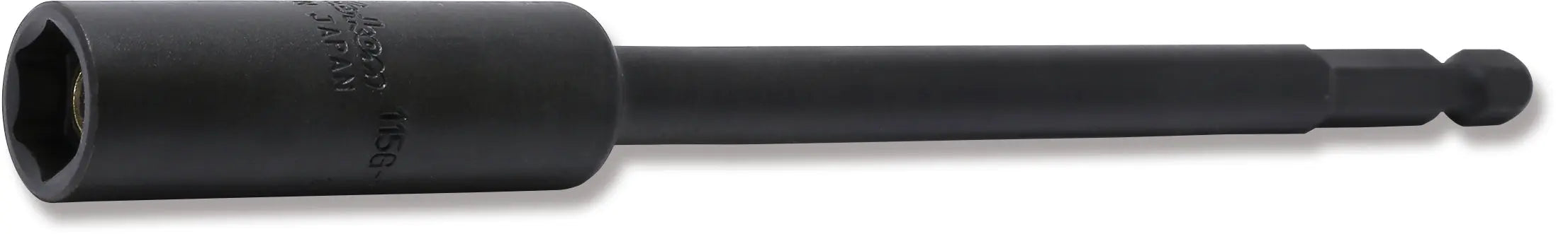 Ko-ken Tools 11mm 1/4 Hex Dr. Slide Magnet 6-Point Nut Setter, 150mm Length Ko-ken Tools