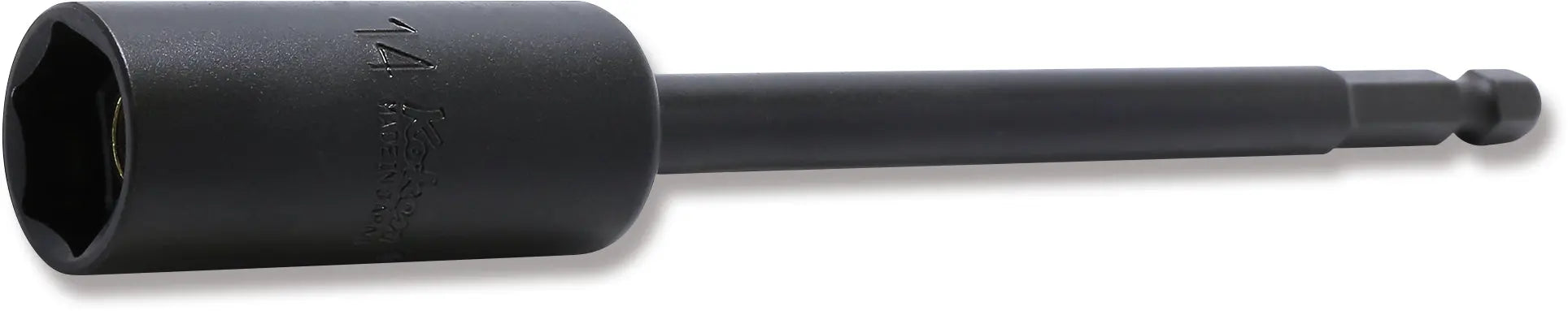 Ko-ken Tools 14mm 1/4 Hex Dr. Slide Magnet 6-Point Nut Setter, 150mm Length Ko-ken Tools