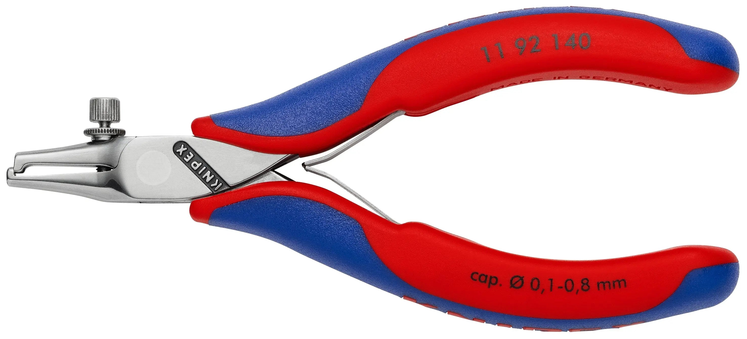 Knipex 11 92 140 KN | End-Type Electronics Wire Stripper, Multi-Component Knipex