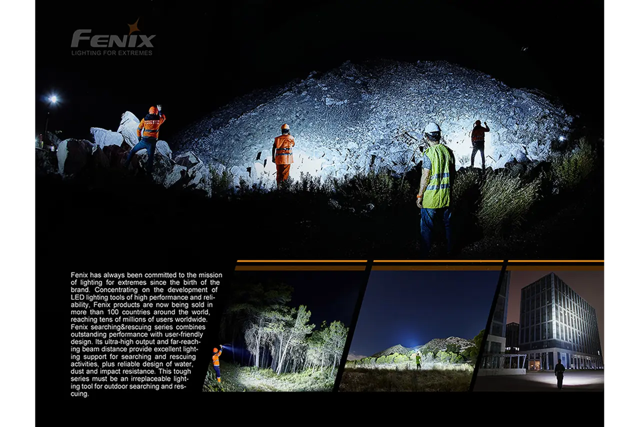 Fenix 15000 Lumen Multifunctional Rechargeable Search Light - F FX-LR50R Fenix