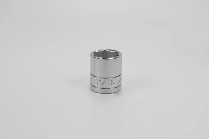 SK Tools - Socket Chrome 3/8dr Standard 6pt 11/16 - 45022 SK Tools