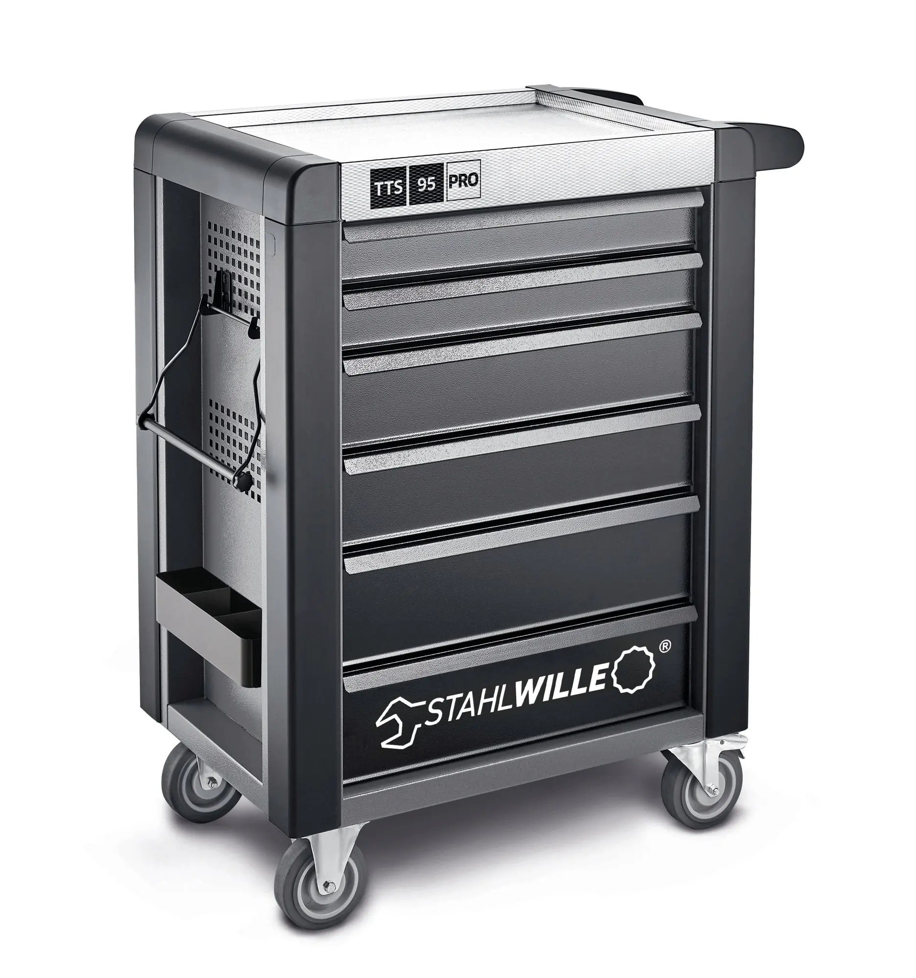 Stahlwille 6-Drawer Anthracite and Black Tool Trolley - ST 81200160 Stahlwille