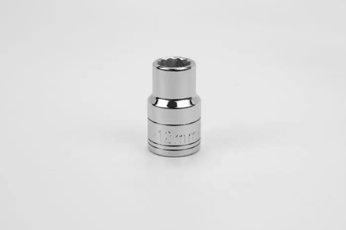 SK Tools - Socket Chrome 1/2dr Standard 12pt 12mm - 40312 SK Tools