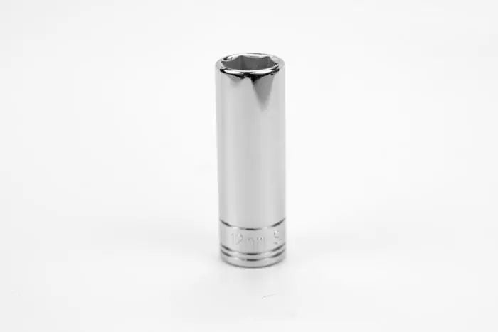 SK Tools - Socket Chrome 1/4dr Deep 6pt 12mm - 41708 SK Tools