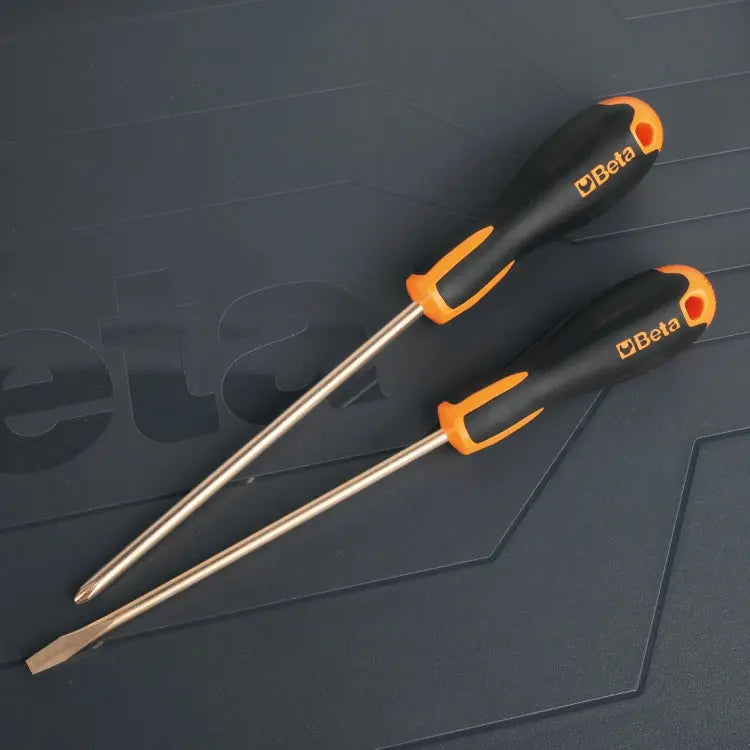 Beta Tools (Article# 1201BA-E 8X200) Sparkproof Screwdrivers for Slotted Head Screws - BT 012011808 