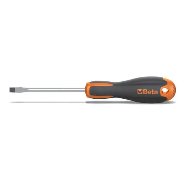 Beta Tools Evox Chrome-Plated Black Tips Screwdrivers for Slotted Head Screws - BT 012011012 
