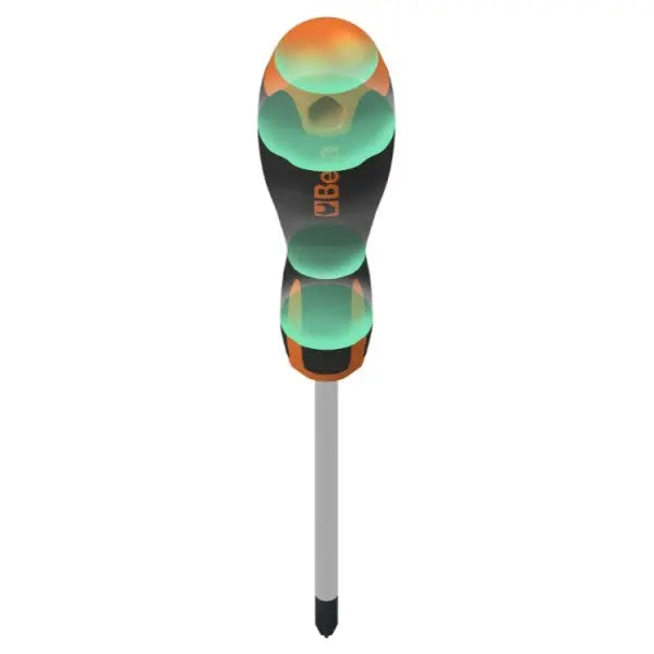 Beta Tools (Article# 1201E 4X100) Evox Slotted Screwdriver, Chrome-Plated, Black 4mm Tip, OAL 100mm - BT 12011030 Beta Tools