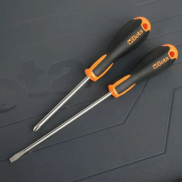 Beta Tools (Article# 1203INOX/D8) Set of 8 Stainless Steel Screwdrivers - BT 012030408 