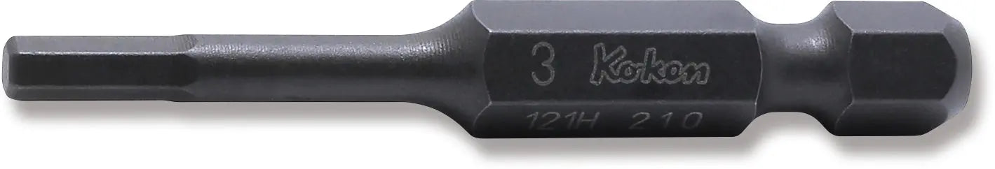 Ko-ken Tools 1/4 Hex Dr. Bit 3mm Hex Length 50mm Ko-ken Tools