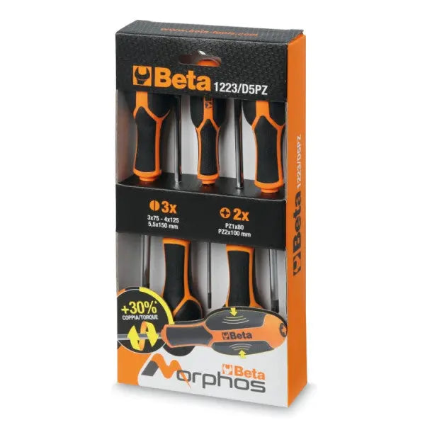 Beta Tools (Article# 1223/D5PZ) Morphos Screwdriver Set - BT 012230003 