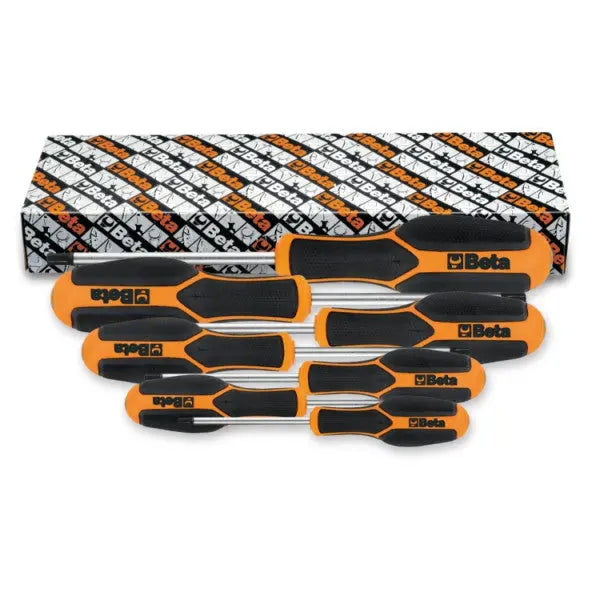 Beta Tools (Article# 1225ES/S7) Set of 7 Morphos Hexagon Drivers with Handles - BT 012250407 