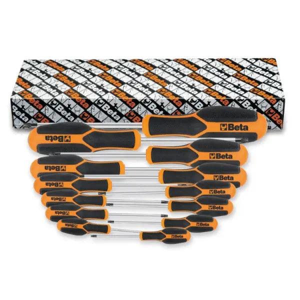 Beta Tools (Article# 1227TX/S13) Set of 13 Morphos Screwdrivers for Torx Head Screws - BT 012270213 