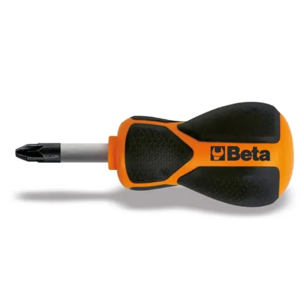Beta Tools (Article# 1229N/PZ 2) Extra-Short Morphos Screwdriver for Cross Head Pozidriv-Supadriv Screws - BT 012290022 