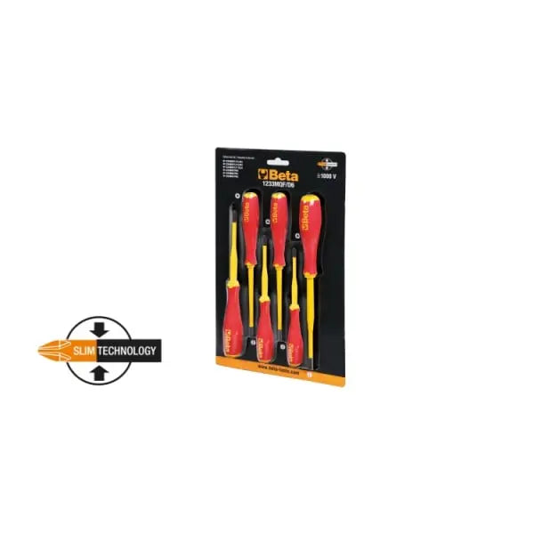 Beta Tools (Article# 1233MQF/D6) Slim Screwdriver Set - BT 012330606 