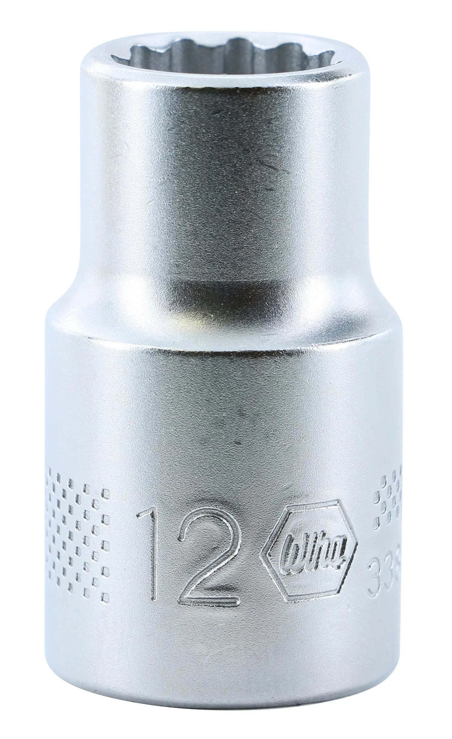 Wiha 33828, 1/2" Drive Socket, 12 Point, 12.0mm Wiha