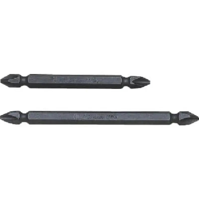 Ko-ken Tools 1/4 in Hexagon Drive Magnetized Double Ended Bit, PH2 - 123PG.150-2(13)