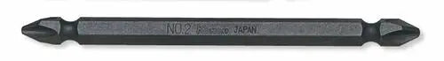 Ko-ken Tools 1/4 Hex Dr. Double Ended Bit PH1 Length 100mm Magnetized Ko-ken Tools