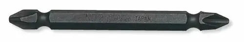 Ko-ken Tools 1/4 Hex Dr. Double Ended Bit PH2 Length 75mm Magnetized Ko-ken Tools