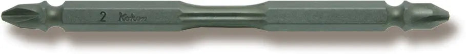 Ko-ken Tools 1/4 Hex Dr. Double Ended Bit PH2 Length 100mm Torsion Ko-ken Tools