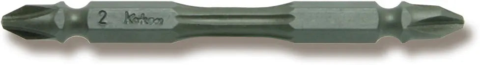 Ko-ken Tools 1/4 Hex Dr. Double Ended Bit PH2 Length 75mm Torsion Ko-ken Tools