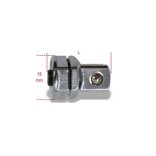 Beta Tools (Article# 123Q1/2) Quick Release 1/2 in Drive Socket Adapter for 19mm Ratcheting Wrench - BT 1230319 Beta Tools