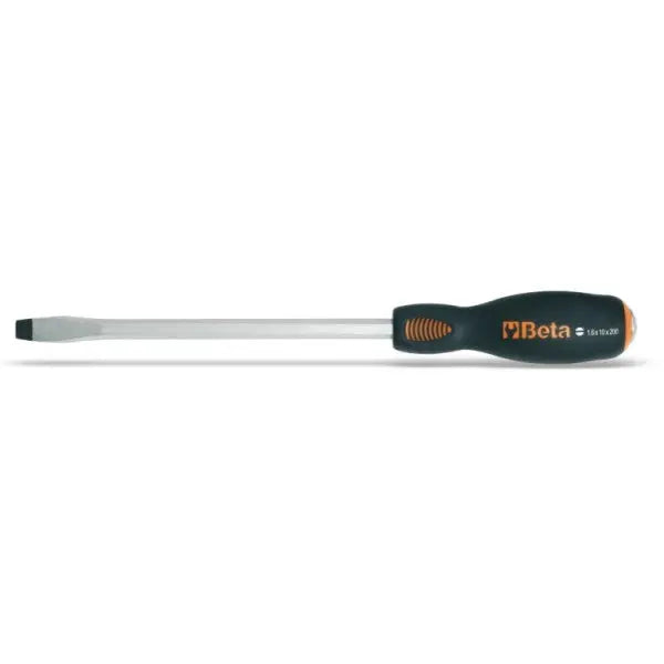 Beta Tools (Article# 1241 6.5X125) 6.5 x 125 Screwdriver with Steel Head for Slotted Head Screws - BT 12410050 Beta Tools