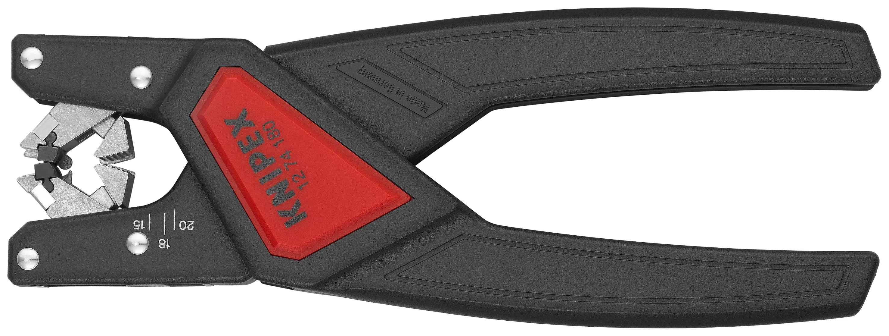 Knipex 12 74 180 SB KN | 7 1/4" Automatic Stripping Pliers for Control Cable Knipex