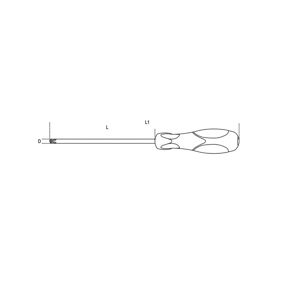 Beta Tools (Article# 1292 6X100) 6 x 100mm Screwdriver for Cross Head Phillips Screws - BT 12920018 Beta Tools