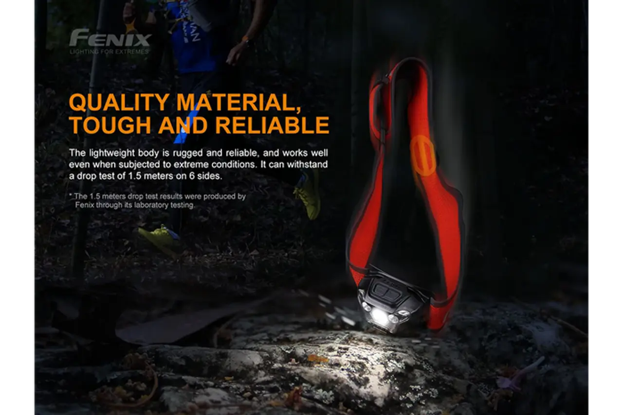 Fenix 500 Lumen Lightweight Rechargeable Headlamp - F FX-RT-HL18 Fenix