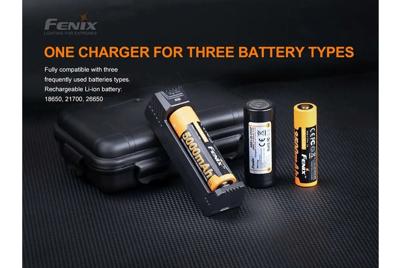 Fenix V2.0 Single Bay Smart Battery Charger - F FX-AREX1-V2 Fenix