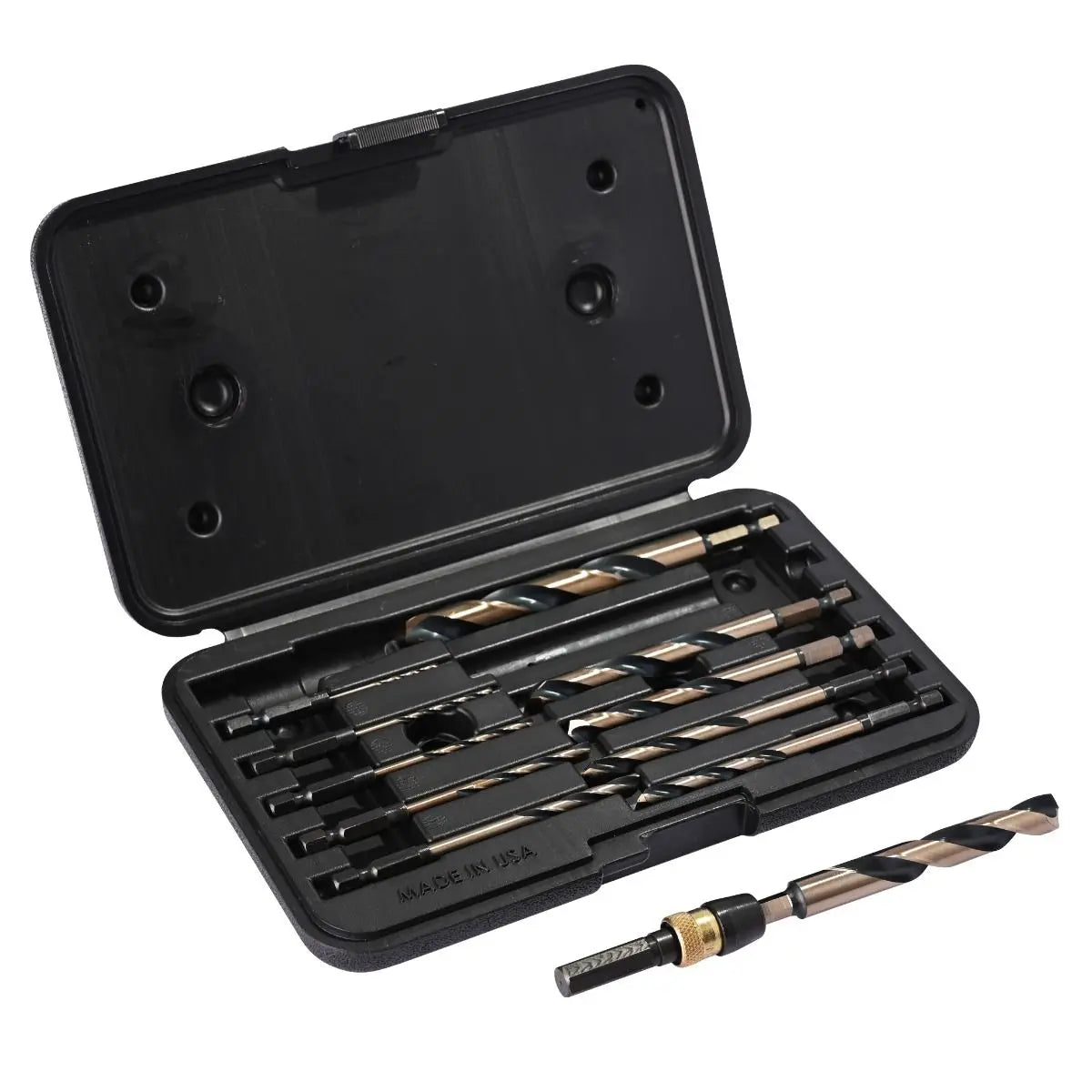 KnKut Set of 12 1/4 in Hexagon Shank Quick Release Impact Drill Bit - 12KKQRD KnKut