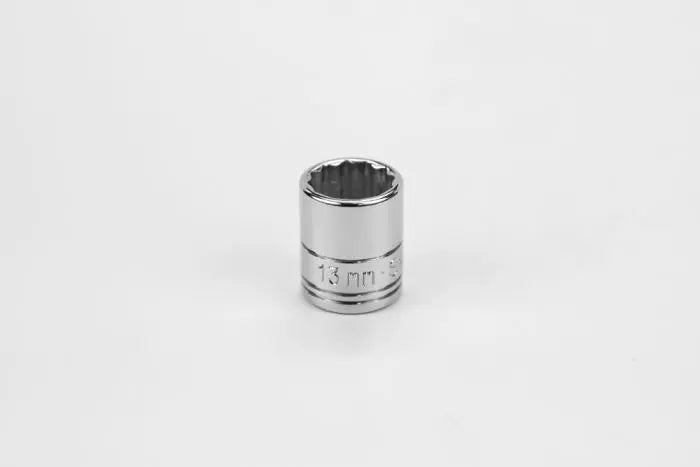 SK Tools - Socket Chrome 1/4dr Standard 12pt 13mm - 43712 SK Tools