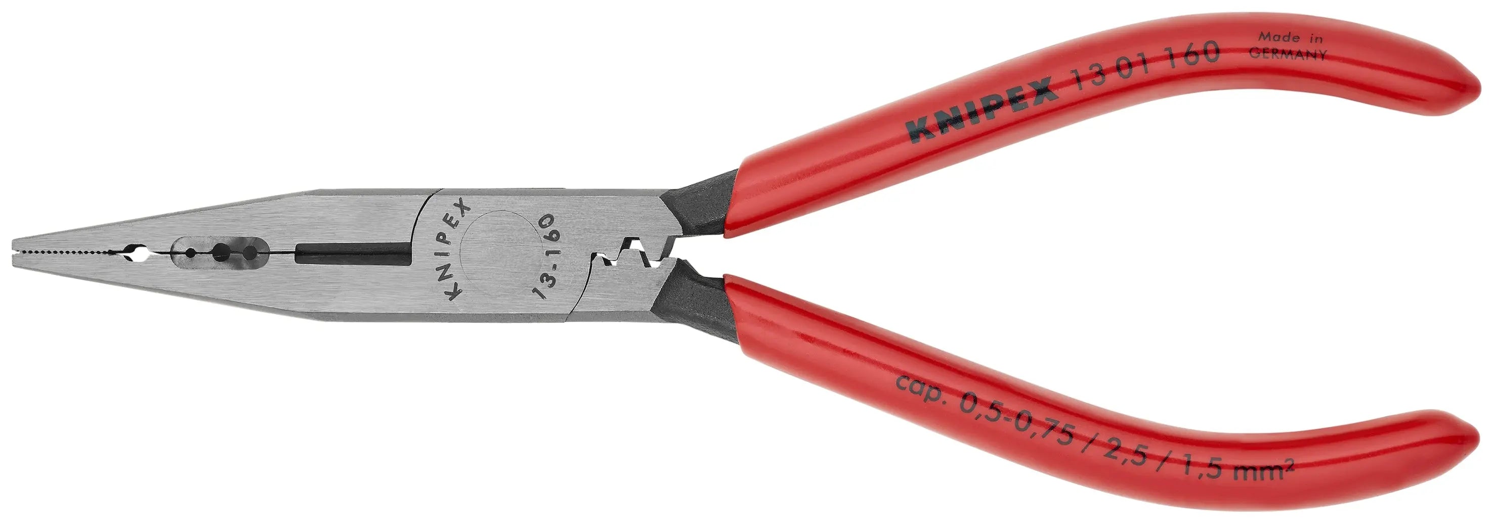 Knipex 13 01 160 KN | 4-in-1 Electricians' Pliers, Metric Wire Knipex