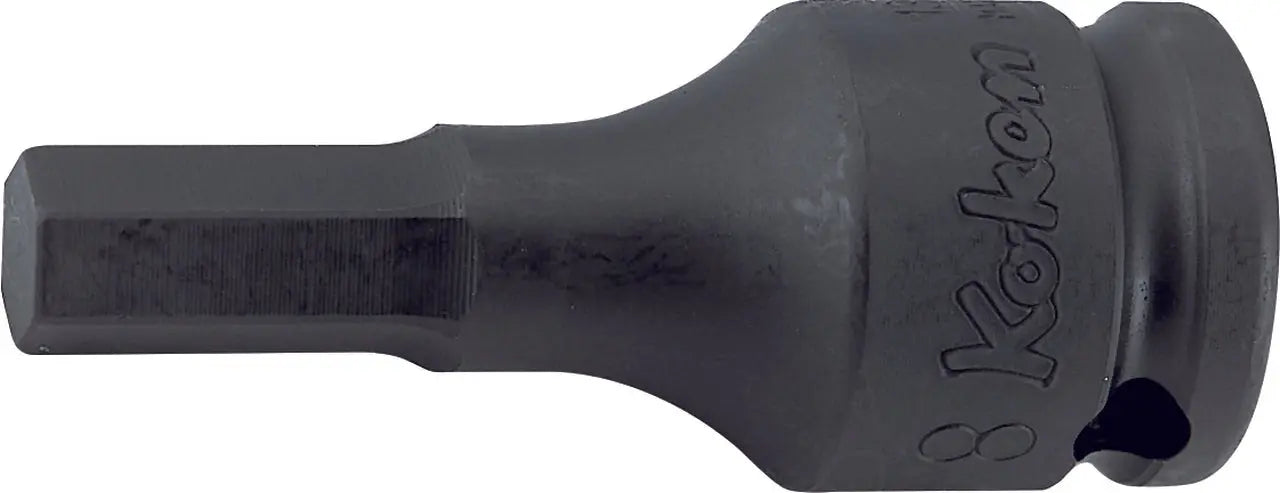 Ko-ken Tools 3/8 Sq. Dr. Bit Socket 6mm Hex Length 52mm Ko-ken Tools