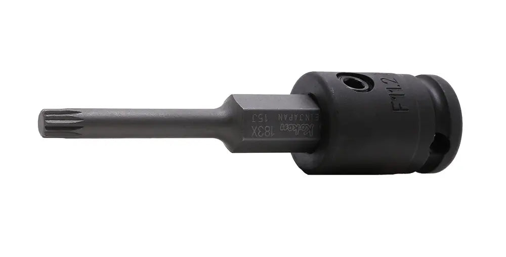 Ko-ken Tools 3/8 Sq. Dr. Bit Socket XZN M10 Triple Square Length 92mm Ko-ken Tools