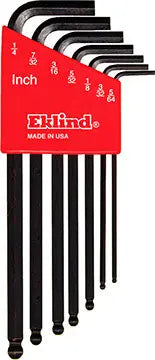 Eklind Set of 7 Ball End Long Hexagon L-Key with Holder - EK 13207 Hexagon L-Key Set Eklind
